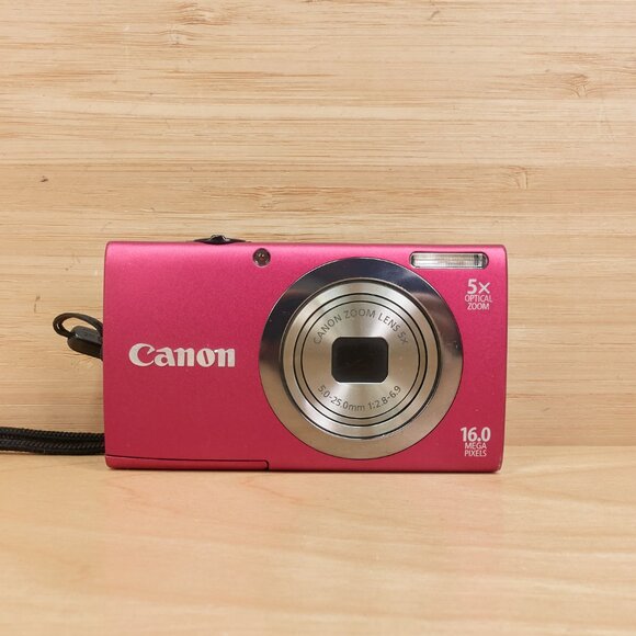 Canon PowerShot A2300 16MP HD Digital Camera Pink - Picture 3 of 9